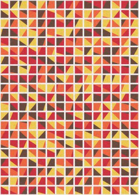 Soyut geometrik desen, sanat çizimi