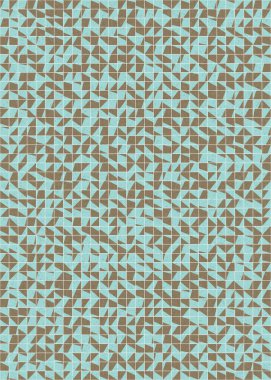 Soyut Geometrik Desen üretken hesaplama sanatı çizimi