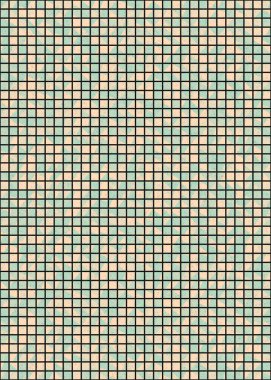 Soyut Geometrik Desen üretken hesaplama sanatı çizimi