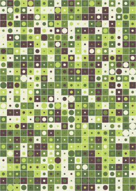 Soyut Geometrik Desen üretken hesaplama sanatı çizimi