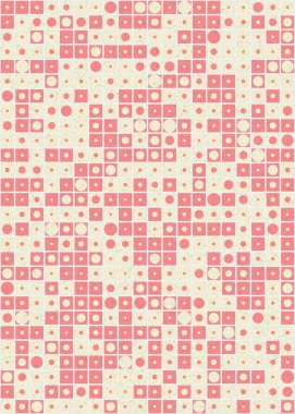 Soyut Geometrik Desen üretken hesaplama sanatı çizimi