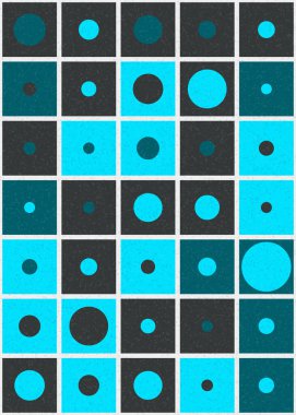 Soyut Geometrik Desen üretken hesaplama sanatı çizimi