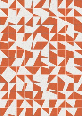 Soyut Geometrik Desen üretken hesaplama sanatı çizimi