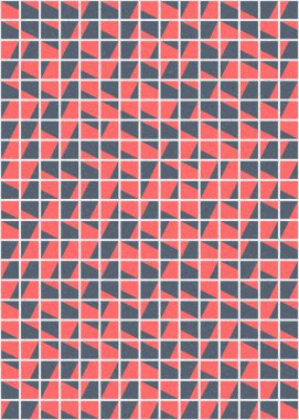 Soyut Geometrik Desen üretken hesaplama sanatı çizimi