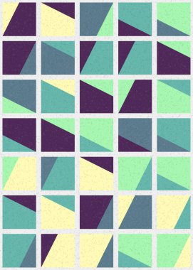 Soyut Geometrik Desen üretken hesaplama sanatı çizimi