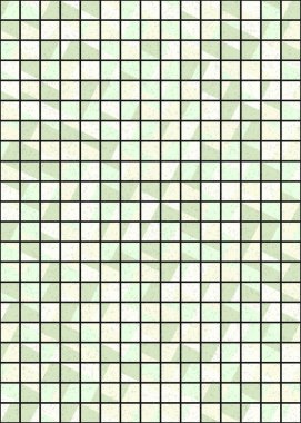 Soyut Geometrik Desen üretken hesaplama sanatı çizimi