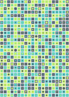 Soyut Geometrik Desen üretken hesaplama sanatı çizimi