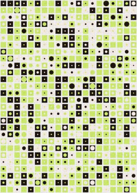 Soyut Geometrik Desen üretken hesaplama sanatı çizimi