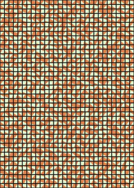 Soyut Geometrik Desen üretken hesaplama sanatı çizimi