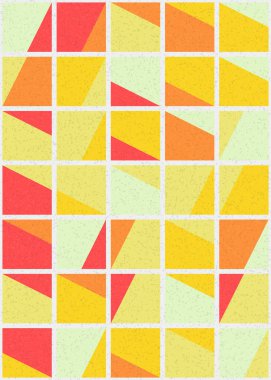 Soyut Geometrik Desen üretken hesaplama sanatı çizimi