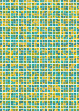 Soyut Geometrik Desen üretken hesaplama sanatı çizimi