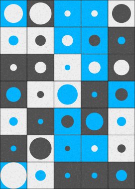 Soyut Geometrik Desen üretken hesaplama sanatı çizimi