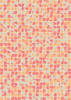 Soyut Geometrik Desen üretken hesaplama sanatı çizimi