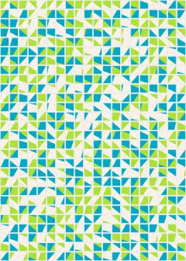 Soyut Geometrik Desen üretken hesaplama sanatı çizimi