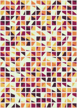 Soyut geometrik desen, sanat çizimi