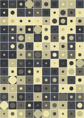 Soyut Geometrik Desen üretken hesaplama sanatı çizimi