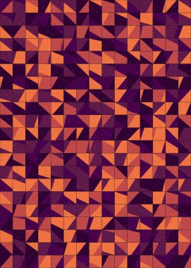 Soyut Geometrik Desen üretken hesaplama sanatı çizimi