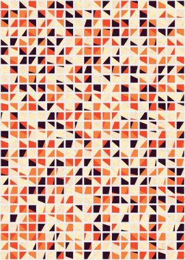 Soyut geometrik desen, sanat çizimi