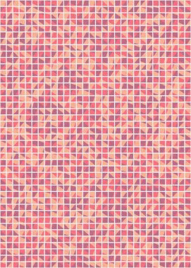 Soyut Geometrik Desen üretken hesaplama sanatı çizimi