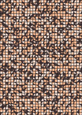 Soyut Geometrik Desen üretken hesaplama sanatı çizimi