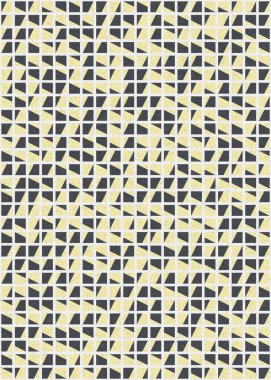 Soyut Geometrik Desen üretken hesaplama sanatı çizimi