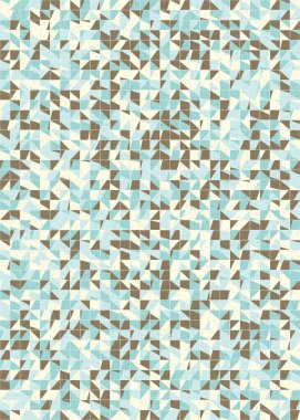 Soyut Geometrik Desen üretken hesaplama sanatı çizimi