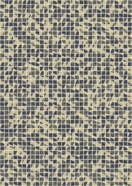 Soyut Geometrik Desen üretken hesaplama sanatı çizimi