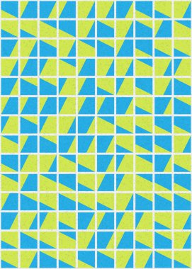 Soyut Geometrik Desen üretken hesaplama sanatı çizimi