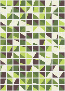 Soyut Geometrik Desen üretken hesaplama sanatı çizimi