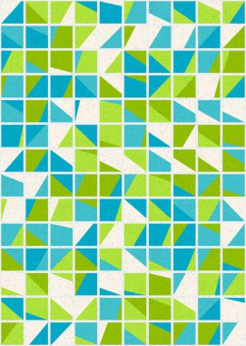 Soyut Geometrik Desen üretken hesaplama sanatı çizimi 