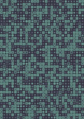 Soyut Geometrik Desen üretken hesaplama sanatı çizimi