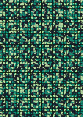 Soyut Geometrik Desen üretken hesaplama sanatı çizimi