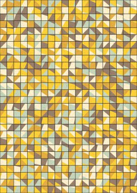 Soyut Geometrik Desen üretken hesaplama sanatı çizimi