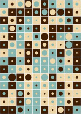 Soyut Geometrik Desen üretken hesaplama sanatı çizimi