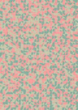 Soyut Geometrik Desen üretken hesaplama sanatı çizimi