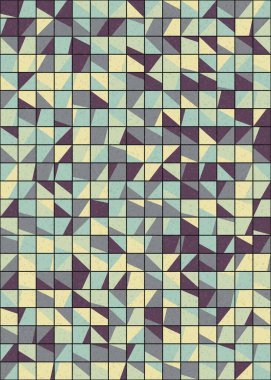 Soyut Geometrik Desen üretken hesaplama sanatı çizimi