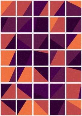 Soyut geometrik desen, sanat çizimi