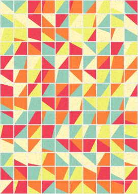 Soyut geometrik desen, sanat çizimi