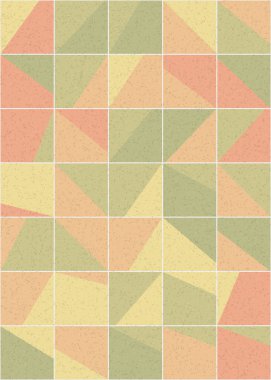 Soyut Geometrik Desen üretken hesaplama sanatı çizimi