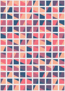 Soyut Geometrik Desen üretken hesaplama sanatı çizimi