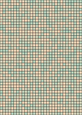 Soyut Geometrik Desen üretken hesaplama sanatı çizimi