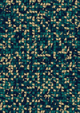 Soyut Geometrik Desen üretken hesaplama sanatı çizimi