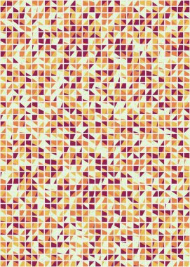 Soyut Geometrik Desen üretken hesaplama sanatı çizimi