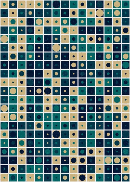 Abstrakte Geometrische Muster Generative Computergestützte Kunstillustration — Stockvektor