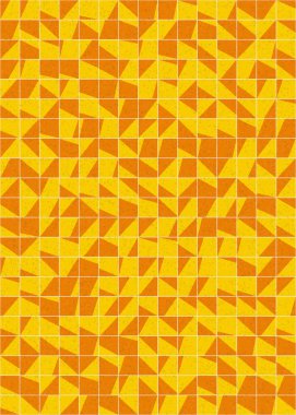 Soyut Geometrik Desen üretken hesaplama sanatı çizimi