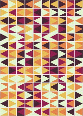 Soyut Geometrik Desen üretken hesaplama sanatı çizimi