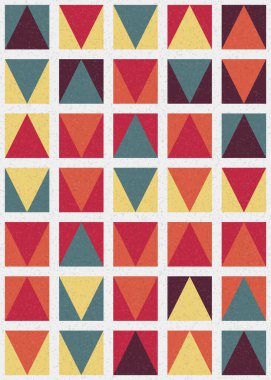 Soyut Geometrik Desen üretken hesaplama sanatı çizimi 