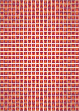 Soyut Geometrik Desen üretken hesaplama sanatı çizimi 