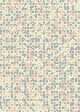 Soyut Geometrik Desen üretken hesaplama sanatı çizimi