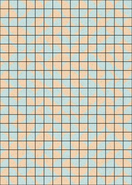 Soyut Geometrik Desen üretken hesaplama sanatı çizimi